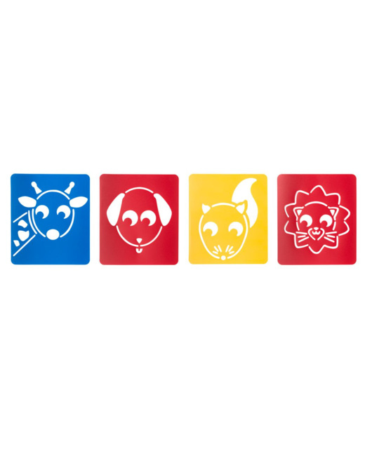 12 pochoirs animaux
