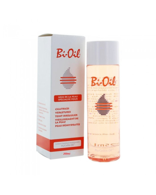 Bi-Oil Huile de Soin Pour la Peau - Soin Spécialisé pour les Vergetures,  Cicatrices, Peau Sèche et Teint Irrégulier - 1 x 200 ml : : Beauté  et Parfum
