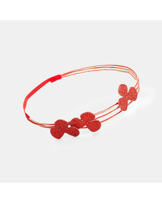 Headband fantaisie rouge fille