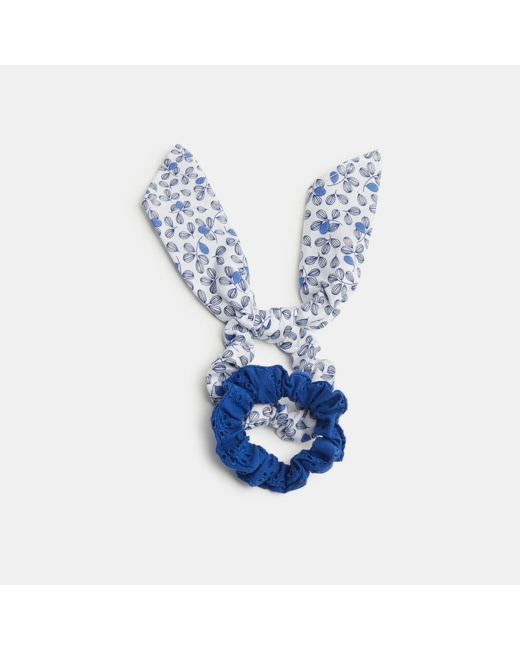 Chouchous fantaisie (lot de 2) bleu fille