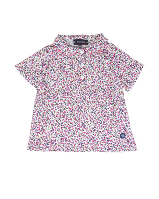 Chemisier à fleurs Kids - Imprimé Géraniums