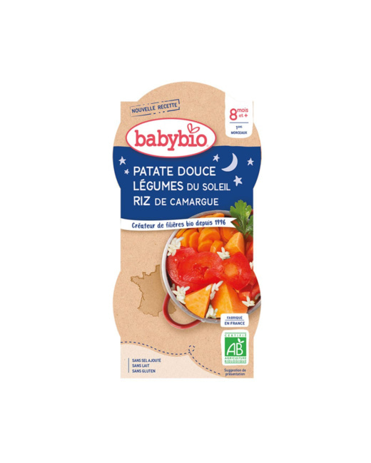 Bonne Nuit Patate douce de France Légumes & Riz de Camargue