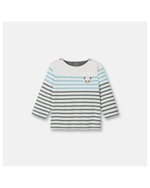 T-shirt marinière à rayures bicolores