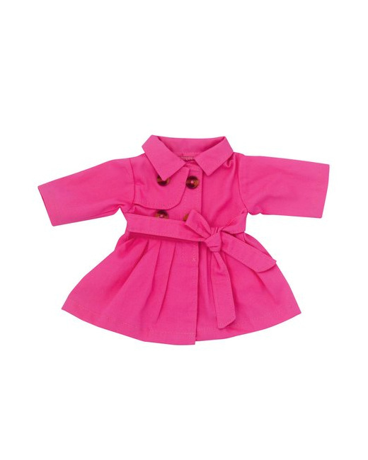 Vetement poupées - Manteau rose