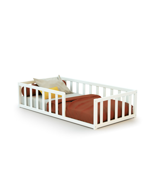 Lit enfant au sol en bois