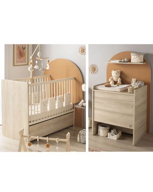 Chambre DUO Arche Lit Transformable + Commode/Bureau