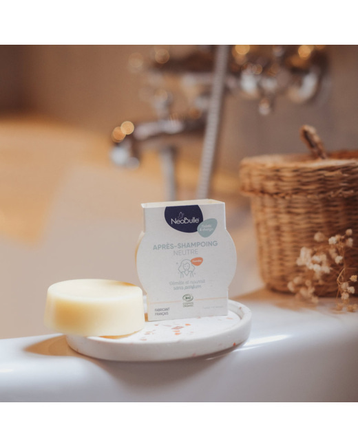 Après shampoing solide