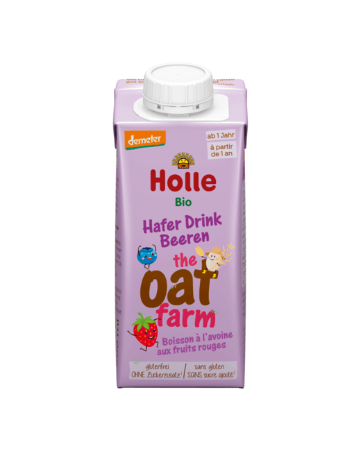 Boisson d'avoine bio fruits rouges