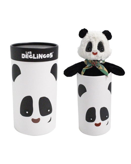 Peluche grand simply Rototos le panda en boîte