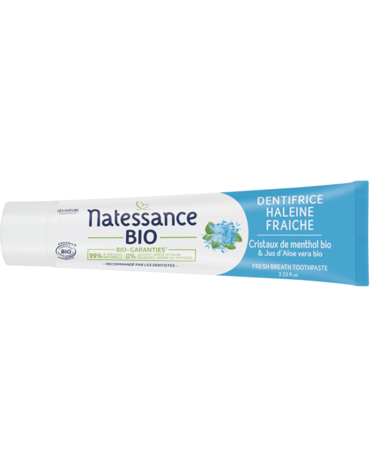 Dentifrice haleine fraiche avec étui