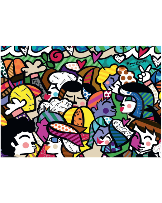 Puzzle Romero Britto - Looking into the future