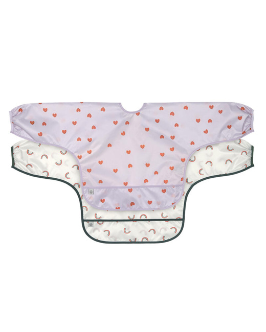 Lot de 2 bavoirs manches longues Happy Rascals