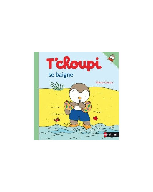 Livre T'choupi se baigne