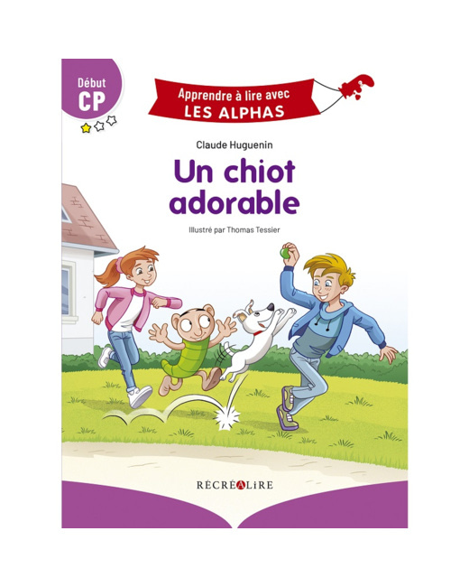 Livre Un chiot adorable - Apprendre à lire avec Les Alphas