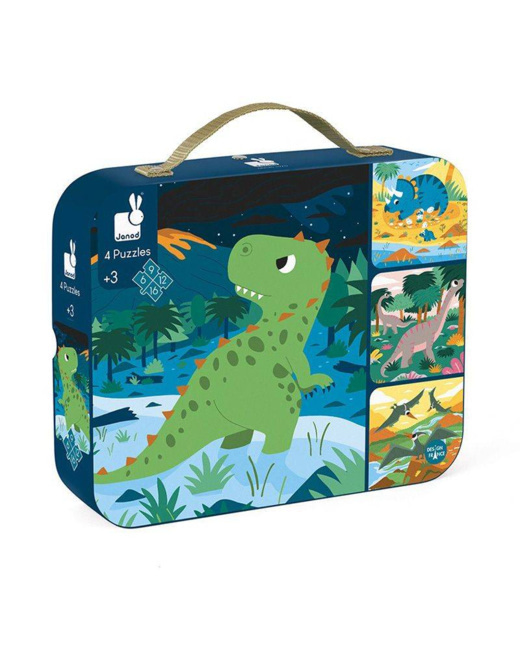 4 puzzles évolutifs Dinosaures