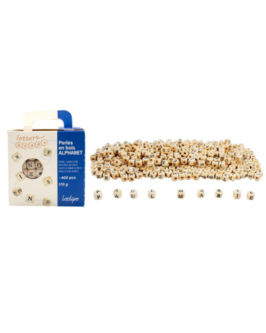 Perles En Bois - Alphabet