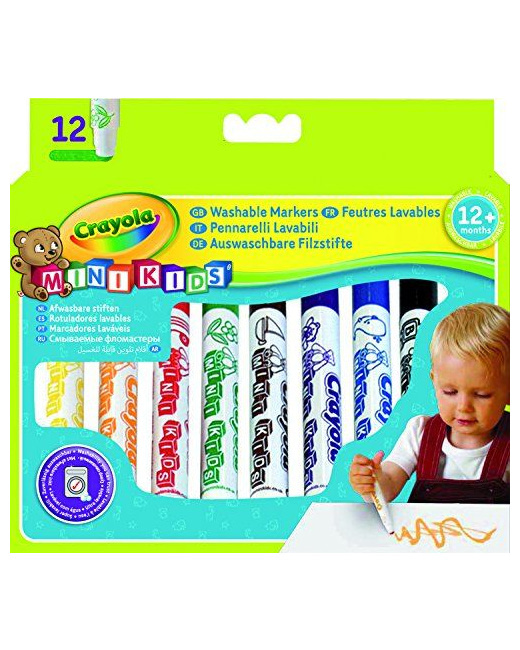 12 feutres lavables Mini Kids