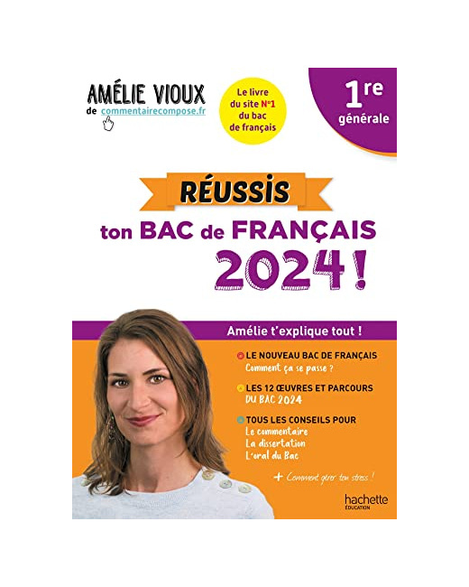 Réussis ton Bac de français 2024 avec Amélie Vioux 1re générale