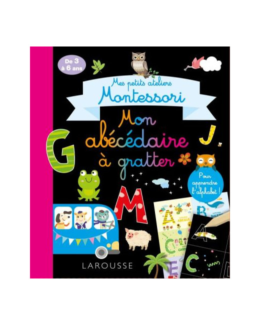 Mon abécédaire à gratter - Mes petits ateliers Montessori