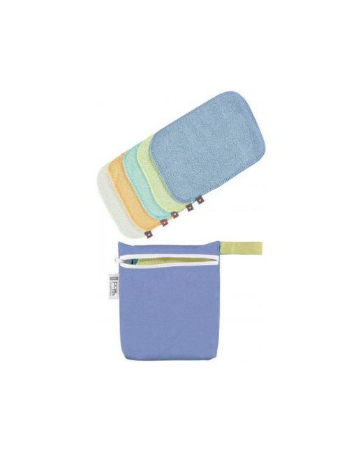 Lot de 10 lingettes lavables bambou