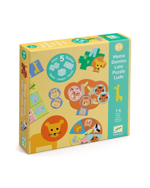 Memo Domino Loto Animaux sauvages