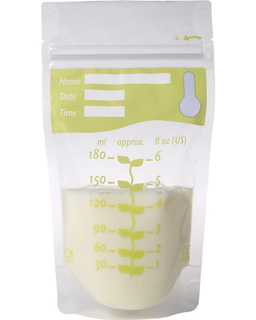 Sachets de conservation pour lait maternel