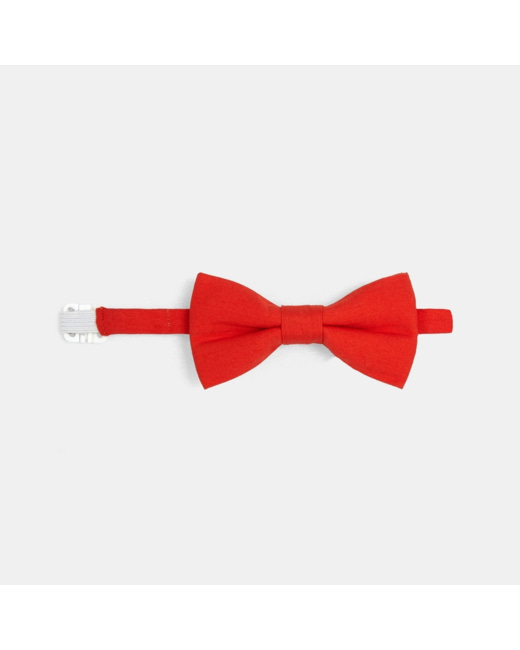 Noeud papillon rouge garçon