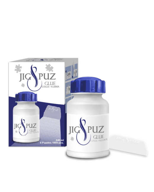 Colle 240 ml pour 4 Puzzles 1000 Pièces avec Spatule