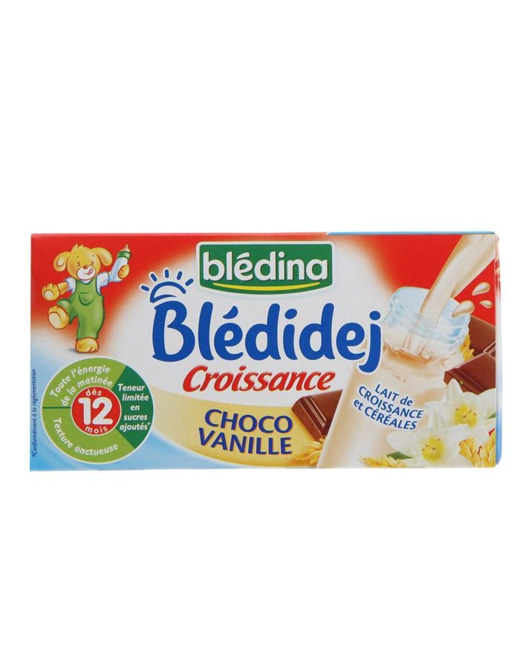 LOT DE 2 - BLEDINA - Blédidej Lait et céréales Saveur biscuité