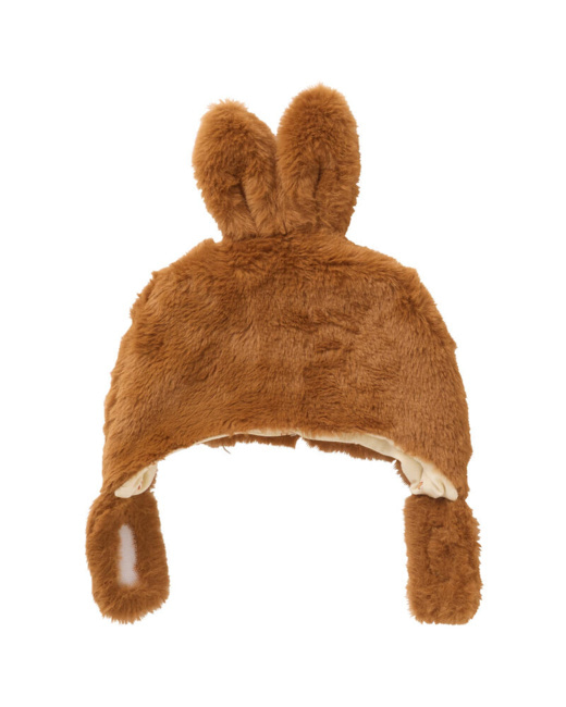Bonnet lapin fausse fourrure Angora