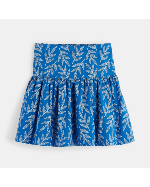 Jupe évasée bleue fille