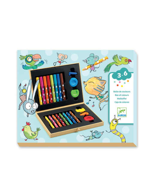 Boîte de feutres de couleurs pour les petits                