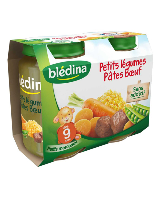 Pot Petits légumes Pâtes Bœuf 2x200g