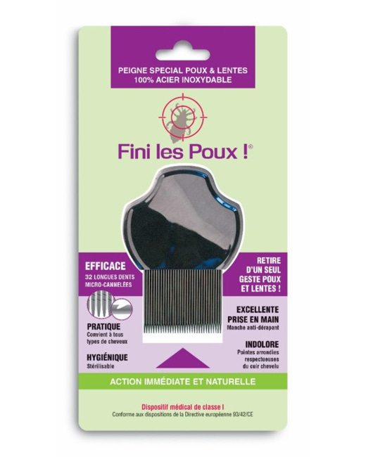 Peigne spécial anti-poux