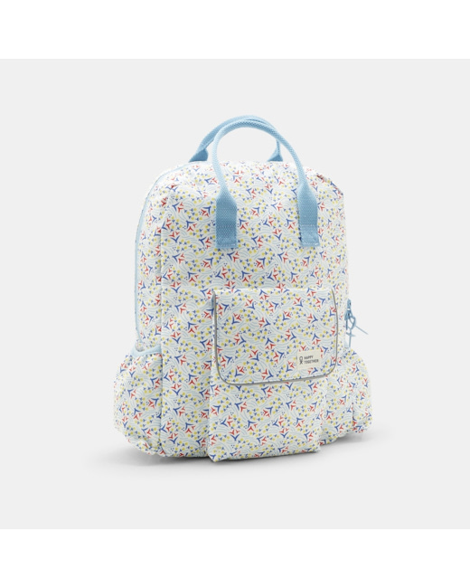 Sac à dos déperlant spécial rentrée des classes bleu fille
