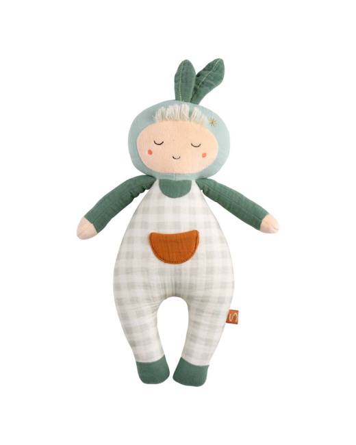 Doudou jardinier en coton