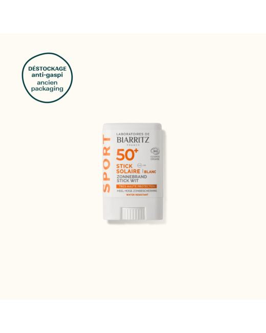 Stick solaire blanc sport SPF50+