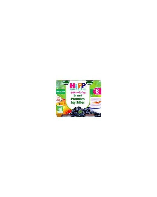 Délices de lait Brassé Pommes myrtilles 160 g dès 6 mois