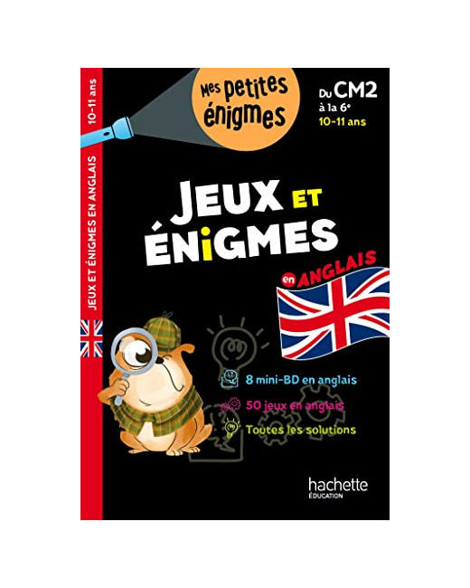 Jeux et énigmes en anglais Du CM2 à la 6e - Cahier de vacances 2023