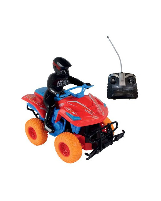Quad avec conducteur radiocommandé