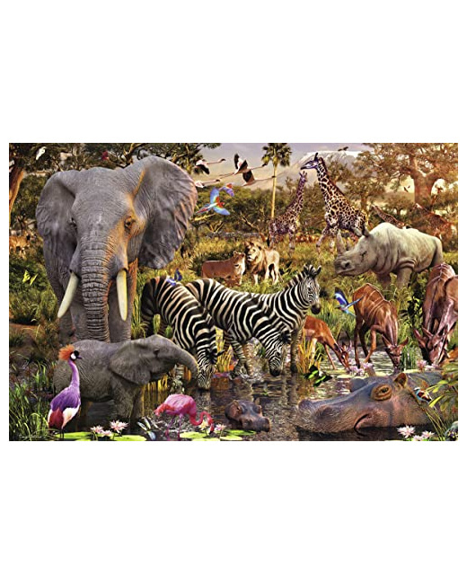 Puzzle - Animaux du continent africain - 3000 pièces
