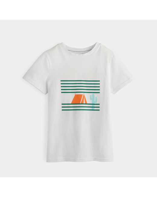 T-shirt magique bleu garçon