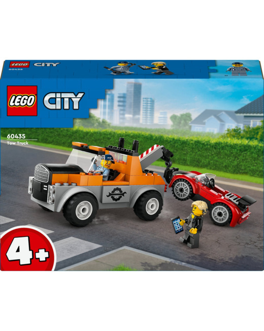 La dépanneuse et la voiture de sport City