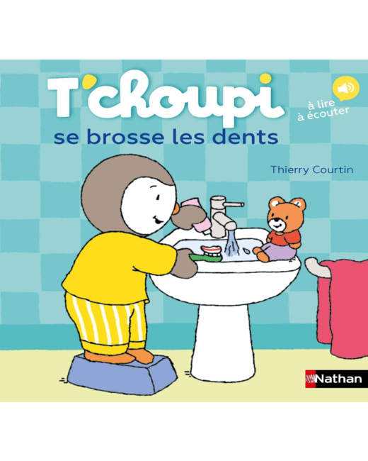 Livre T'Choupi se brosse les dents
