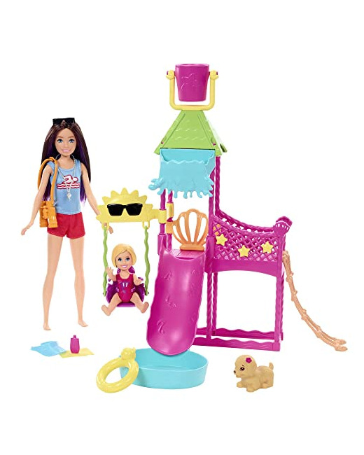 Barbie - Skipper Premiers Jobs - Coffret Parc Aquatique