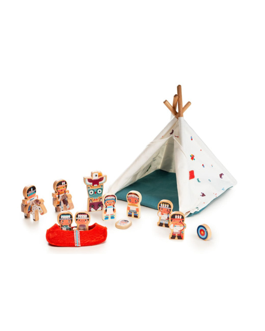 Jeu d'activité Le Tipi et les Indiens