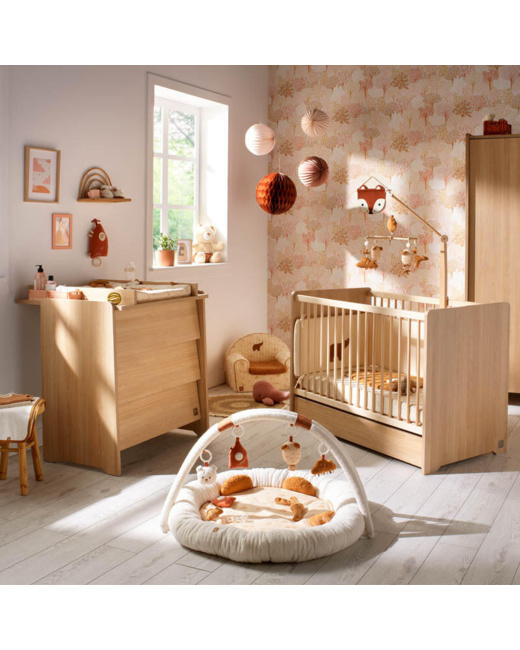 Chambre Duo Cannelle Lit bébé + Commode