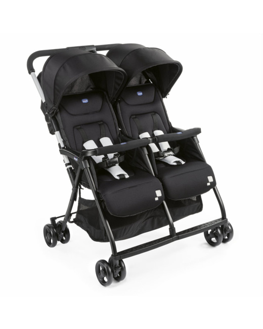 Chicco poussette double echo coal on sale
