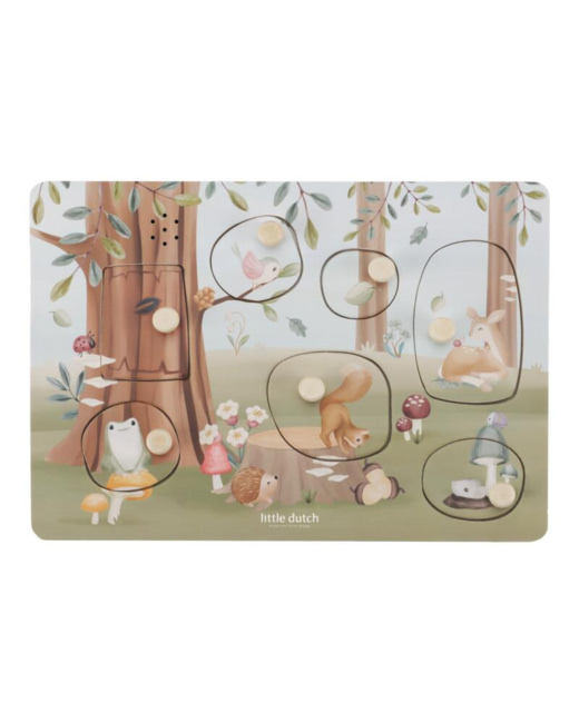 Puzzle sonore en bois FSC Forest Rriends