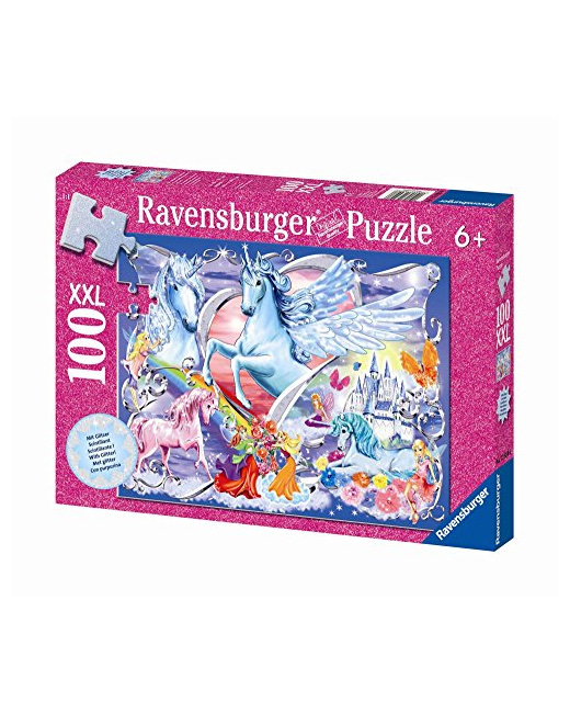 Puzzle - Les plus belles licornes - 100 pièces